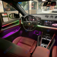 Xenplus - Tiras de Luces LED de Neón para el Interior del Vehículo, Versión Mejorada con 23 LED, para el Tablero y las Puertas, para Porsche Cayenne 2024