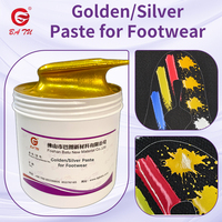 Encre dorée/argentée pour imprimantes de matériaux de chaussures, excellente brillance métallique pour la sérigraphie sur chaussures