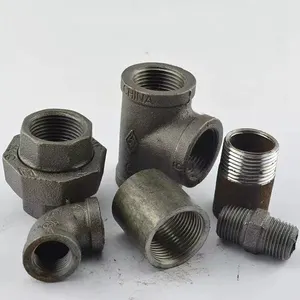 British Standard Hot Galvanized Plumbing Fire Fighting Oil and Gas Pipeline Connection Masteel Pipe Fittings External Wire