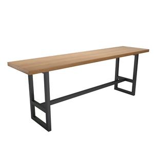 Nordic in legno massello <span class=keywords><strong>tavolo</strong></span> alto combinazione lungo stretto <span class=keywords><strong>tavolo</strong></span> da Bar <span class=keywords><strong>per</strong></span> la casa balcone parete all'aperto latte negozio di tè Design semplice - Product Image 2