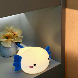 Lámpara de <span class=keywords><strong>Ajolote</strong></span>, Luz Nocturna de Silicona USB, Luces Nocturnas de Animales, Lámpara de Noche para Habitación Infantil - Product Image 1