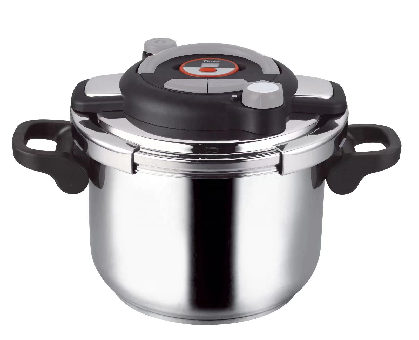 Cazuela de acero inoxidable de 5L, olla de Cocina de Inducción de uso doméstico de 100kPa, olla a presión de lujo