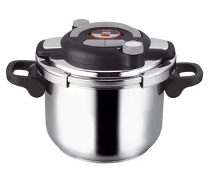 Panela de indução de aço inoxidável, 5l casserole pote 100kpa uso doméstico panelas de indução de uso luxuoso fogão de pressão