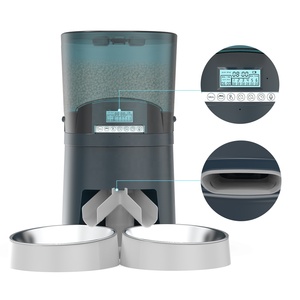 Comedero Automático para Mascotas de Gran Capacidad de 7L, Dispensador de Alimentos para Perros Grandes con Divisor de Dos Vías para Múltiples Mascotas - Product Image 6