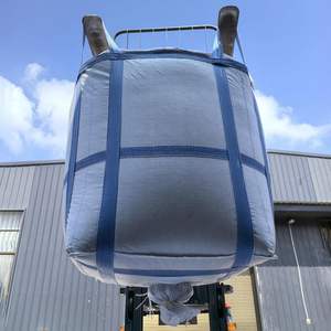 Bolsas de Polipropileno Tejido Resistentes FIBC, Bolsas Jumbo con Puerto de Rociado Inferior, Correa Doble de Amarre, Capacidad de 1000 kg - Product Image 2