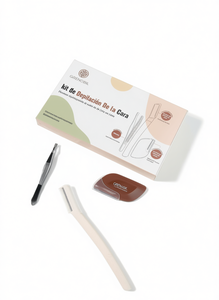 Set per la cura delle sopracciglia Grenobil con punta inclinata in acciaio inossidabile per la rimozione dei peli del viso - Product Image 1