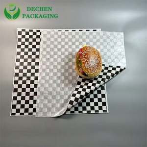 Papier d'emballage pour crêpes, hamburgers, avec logo personnalisé imprimé, qualité alimentaire - Product Image 5