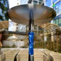 Detalle Restauración Ruso Acero Inoxidable Metal Hookah Set Portable Union Fibonacci Crystal Glass Lounge Party Club Shisha