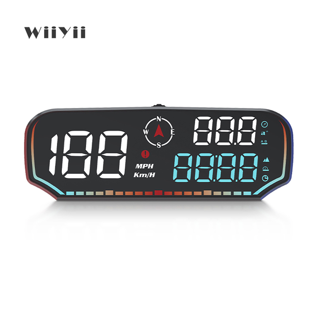 NaviHua 2024 New Design G14 HUD Car Gauge Speedometer Auto Head up Display Speedometer GPS for Universal Cars