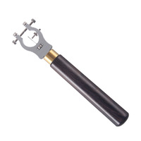 Outil de réglage de l'équilibre de la montre, calibre de correction d'équilibre parallèle, avec poignée en bois portable