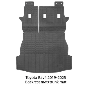 Ensemble complet de tapis de sol de voiture en TPE antidérapant et tapis de <span class=keywords><strong>coffre</strong></span>/dossier avec <span class=keywords><strong>protection</strong></span> toutes saisons pour 2013-2025 - Product Image 3