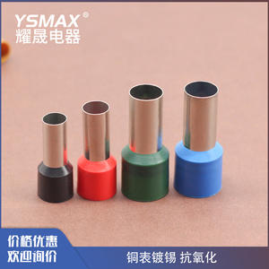 Terminal de Tubo Tipo E Ysmax de Latón con Carcasa Aislante de PP para Conexión Eléctrica - Product Image 3