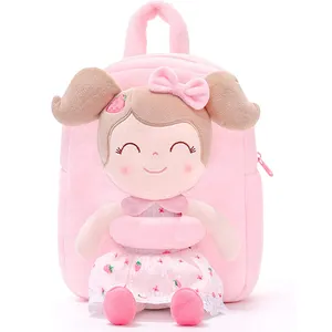 Hot Selling Custom High Quality New Toy Gift For Kids Toddler Baby Stuffed Plush Beautiful Ballet Girl Doll Soft Backpack