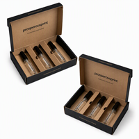Boîte à tiroir magnétique haut de gamme avec doublure en velours pour emballage cadeau de parfum Oud, boîte rigide
