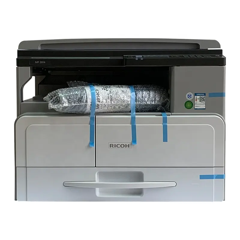 ต้นฉบับใหม่ RICOH เครื่องถ่ายเอกสารเครื่อง MP 2014สำนักงานสีดำและสีขาวเครื่องถ่ายเอกสารขนาดเล็ก A3เครื่องถ่ายเอกสาร