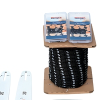Bobine de chaîne de tronçonneuse à batterie de 100 pieds, 3/8 .325 .404, en acier allemand de qualité professionnelle, pour barre de guidage de 18 pouces, pour revendeurs