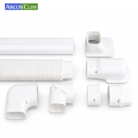 Cache-câbles décoratif GG pour climatiseur, 2m, anti-UV, en PVC, pour dissimuler les conduites de mini-split, outils de finition pratiques