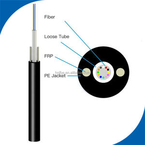 สายเคเบิลใยแก้วนำแสงกลางแจ้งแบบไม่มีเกราะสีดำทั่วไป <span class=keywords><strong>SM</strong></span> G652D Gyxy 4/6/12 Core ผลิตในประเทศจีน - Product Image 3