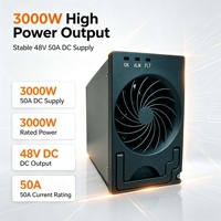 Module redresseur DZY-4850H 48V 50A 3000W, alimentation CC haute efficacité, unité d'alimentation à commutation à chaud pour la communication