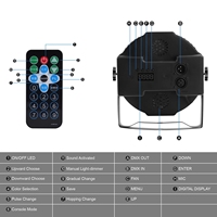 Projecteurs Disco Par RVB 36 LED – Lot de 4 Lumières de Scène DJ DMX 7 Canaux à Activation Sonore pour Boîte de Nuit et Fête