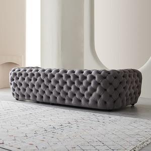 Canapé en tissu de style minimaliste italien <span class=keywords><strong>Baxter</strong></span> - Tissu technique mat avec poignées escamotables pour villas, grands appartements et hôtels - Product Image 3