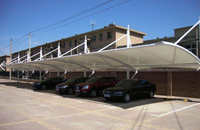 Auvent de voiture en toile PVDF imperméable, structure en aluminium sur mesure, abri pare-soleil pour voiture, bus, stationnement extérieur