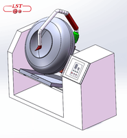 Nouveau certificat LST CE Offre Spéciale 500kg revêtement Pan prix usine chocolat faisant la machine pour les noix avec 1 an de garantie