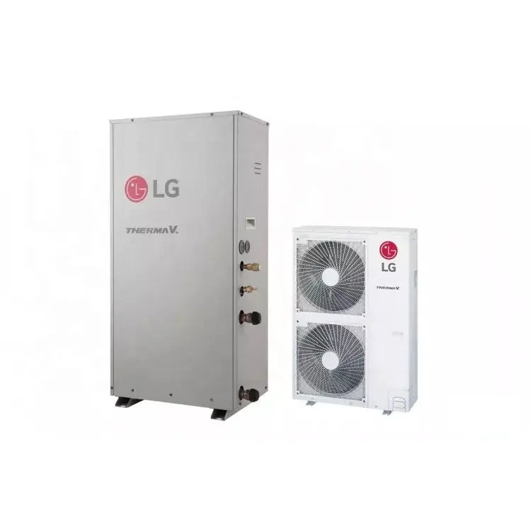 Сплит-тепловой насос LG Terma V, тепловой насос от воздуха к воде AWHP, раствор горячей воды, высокая температура