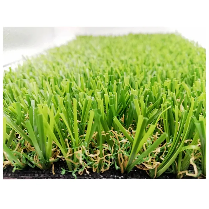 Grama de gramado artificial do gramado da franja verde do golfe da fábrica