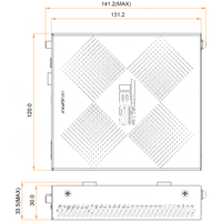 Boîte d'envoi multimédia Novastar Taurus Series Wifi USB 4G TB20 Plus