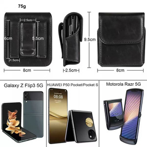 Étui de ceinture en cuir PU solide avec aimant puissant pour Samsung <span class=keywords><strong>Galaxy</strong></span> <span class=keywords><strong>Z</strong></span> <span class=keywords><strong>Flip</strong></span> 7 6/5/4/<span class=keywords><strong>3</strong></span> – Sac de ceinture pour homme - Product Image 6