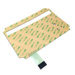 Nhà máy tùy chỉnh vật liệu vật nuôi xúc giác kim loại <span class=keywords><strong>dome</strong></span> màng chuyển đổi kepyad Bảng điều chỉnh with3m468 dính cho khí hậu tiên tiến máy tính - Product Image 3