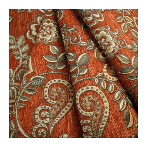 ขายส่งราคาถูกโซฟาเบาะครอบคลุมถัก Chenille <span class=keywords><strong>Jacquard</strong></span> ผ้า - Product Image 1