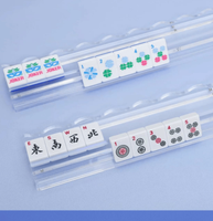 Support de rangement pour Mahjong en acrylique de luxe, pliable et portable, motif écaille de tortue, livraison en 3 à 7 jours depuis les États-Unis