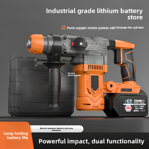 Bolt Brushless Rechargeable Electric Hammer Drill High-<b>Power</b> Impact Drill for Concrete Industrial Lithium Battery Heavy-Duty Ele - Product Image 2