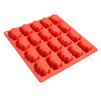 Moule à glaçons en silicone de Noël antiadhésif, moule à chocolat et bonbons Père Noël pour la pâtisserie des fêtes et les boissons