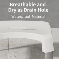 Chaise de bain courte pour personnes handicapées HUALE HL-7200, moderne, en ABS, écologique, pour salle de bain, salle de douche pour personnes âgées