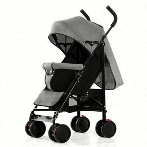 Lightweight <b>Foldable</b> Stainless Steel <b>Umbrella</b> Bench Stroller Reclining Seat All-Season Portable Baby 0-3 Years Warranty Included - Product Image 1