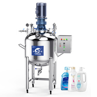 Cuve mélangeuse à cisaillement élevé, émulsifiant sous vide, homogénéisateur pour savon liquide et lotion