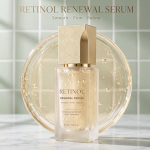 Suero Renovador con Retinol Encapsulado, Tratamiento Nocturno con Retinol 30 ml, Esencia Facial para Reafirmar y Refinar la Piel - Product Image 1