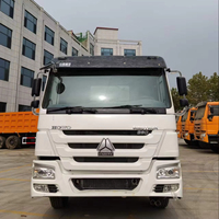 Camion de base SINOTRUK HOWO équipé d'un tambour mélangeur SANY, camion malaxeur à béton d'occasion pour la construction