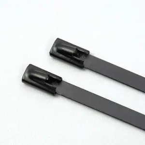 PVC Plastic Coated SS 304 ss316 Full Coated Stainless Steel Cable Ties