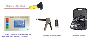 Adhäsion <span class=keywords><strong>tester</strong></span> für Pull-Off-Beschichtungen, Pull-Off-Adhäsion <span class=keywords><strong>tester</strong></span> für Digital anzeigen, Haft festigkeit <span class=keywords><strong>tester</strong></span> für Haft festigkeit - Product Image 6