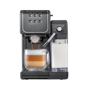 Cafetera Automática para Espresso, Cappuccino y Latte con Barra de Progreso Táctil de 19 Bares, Color Gris, Idioma Francés, para Hoteles, Totalmente Automática - Product Image 3