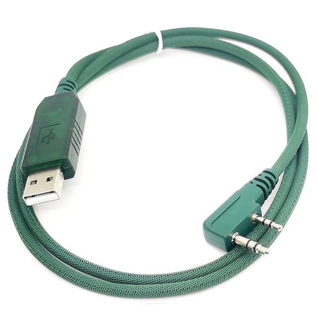 Two Way Radio 2 Pin 35mm Jack Programing Cable for Walkie Talkie