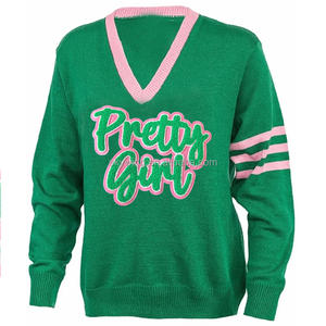 大きなシェニールパッチ、プリティガールソロリティ用、ピンクとグリーンのソロリティギリシャパッチ、シスターフッドギフト、レガシーカレッジライフ - Product Image 6