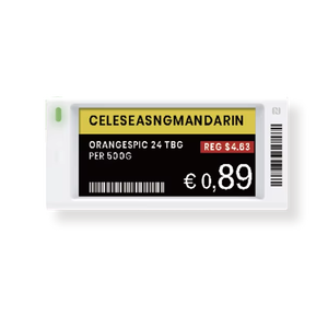 مجموعة ESL الذكية من Zkong عرض تحديثات الأسعار في الوقت الحقيقي بالحبر الإلكتروني تدعم تسميات الأسعار المتعددة المقاسات - Product Image 1