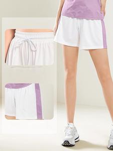 Femmes été quart pantalon mince Style ample sport Shorts décontracté course Yoga Fitness respirant grande taille Denim Shorts doux - Product Image 3
