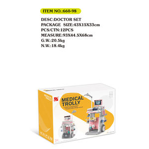 Giocattoli del gioco del carrello medico dei bambini 26pcs giocattolo medico del carrello con la luce ed il suono - Product Image 3