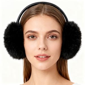 أغطية أذن شتوية دافئة للفتيات مصنوعة من الفرو الصناعي الناعم للاستخدام الخارجي - Product Image 1